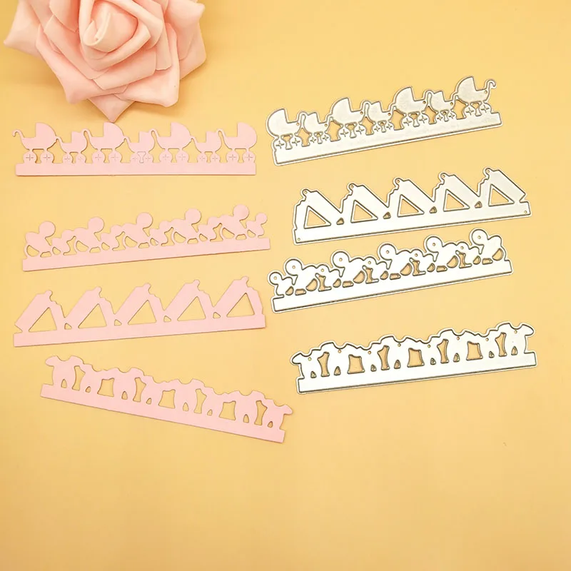 Baby Shower set Happy birthday Border Edge Metal Cutting Dies cutter Knife For Card Making Clear Stamp Scrapbooking Paper Card
Baby Shower set Happy birthday Border Edge Metal Cutting Dies cutter Knife For Card Making Clear Stamp Scrapbooking Paper Card