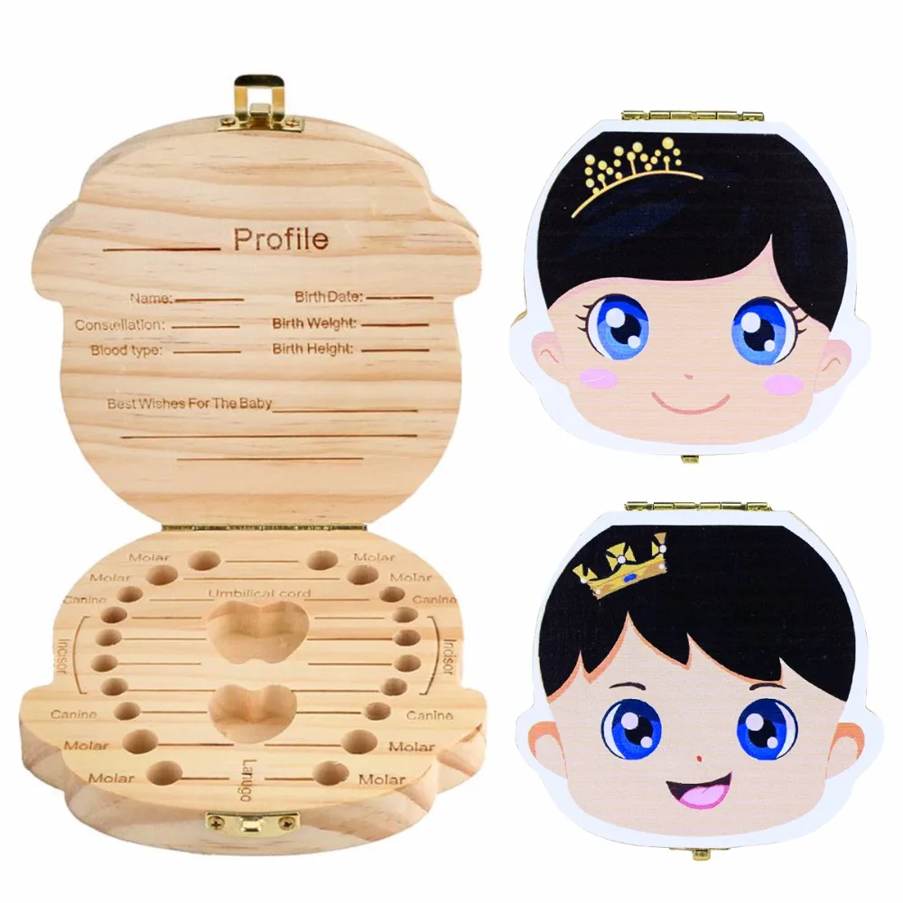 Wooden Kids Baby Milk Teeth Box Organizer Wood Storage Baby Tooth Box for Boy Girl Save Teeth Gift Umbilical Cord Lanugo 
Wooden Kids Baby Milk Teeth Box Organizer Wood Storage Baby Tooth Box for Boy Girl Save Teeth Gift Umbilical Cord Lanugo