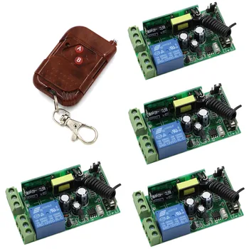 Wireless Remote Control Switch Electric Door Rolling Gate Curtain Remote Control Switch Transmitter and 4*Receivers 315/433mhz
Wireless Remote Control Switch Electric Door Rolling Gate Curtain Remote Control Switch Transmitter and 4*Receivers 315/433mhz