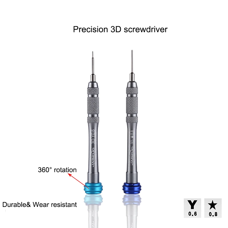 Precision 3D Screwdrive Durable Anti Static Screwdrive Set for mobile phone camera Glass Repair Hand Tools
Precision 3D Screwdrive Durable Anti Static Screwdrive Set for mobile phone camera Glass Repair Hand Tools