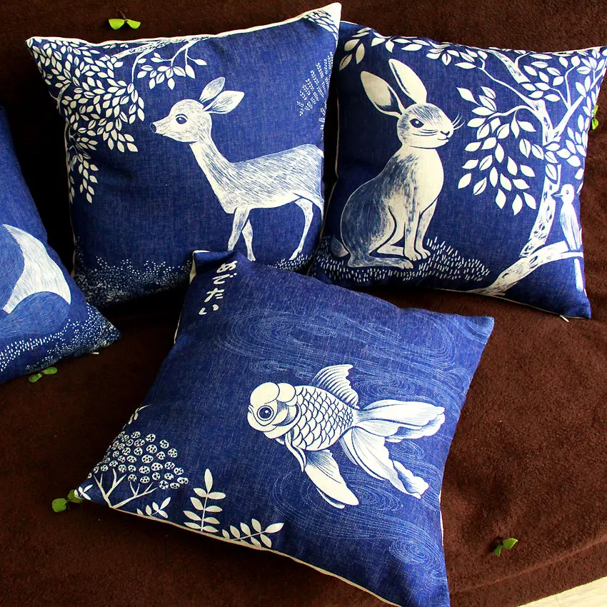 Fish Deer Cartoon Animals Geometric Pillow Cover Cartoon Thick Linen Cushion Cover Home decorative Pillow Case Rabbit
Fish Deer Cartoon Animals Geometric Pillow Cover Cartoon Thick Linen Cushion Cover Home decorative Pillow Case Rabbit
