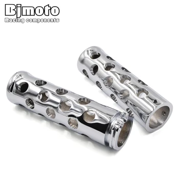 Bjmoto 25mm 1" Chrome Hand grips Throttle Motorcycle Custom Handlebar Grips for harley Honda Kawasaki Yamaha motocross grip
Bjmoto 25mm 1" Chrome Hand grips Throttle Motorcycle Custom Handlebar Grips for harley Honda Kawasaki Yamaha motocross grip