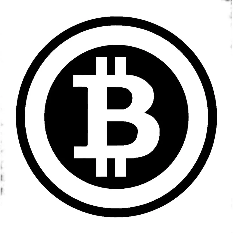 Image Large Bitcoin Cryptocurrency Blockchain Freedom Sticker Vinyl Car Window Decal