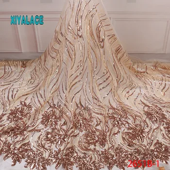 African Lace Fabric Luxury High Quality French Organza Lace Fabric 2019 New Arrival Sequins Lace Fabrics For Wedding YA2651B-1
African Lace Fabric Luxury High Quality French Organza Lace Fabric 2019 New Arrival Sequins Lace Fabrics For Wedding YA2651B-1