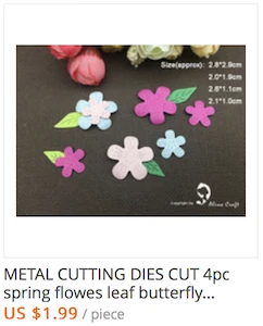 tiny flower cutting dies
