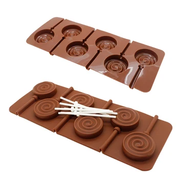 New Lollipop mould bakeware chocolate molds cooking tools silicon ice Mould Tool Fondant Cake Decorating Tools
New Lollipop mould bakeware chocolate molds cooking tools silicon ice Mould Tool Fondant Cake Decorating Tools