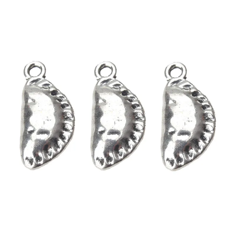 10pcs/lot 22*10mm Silver Metal Charms Dumplings Shape Earring Necklace Pendant For Diy Jewelry Accessories
10pcs/lot 22*10mm Silver Metal Charms Dumplings Shape Earring Necklace Pendant For Diy Jewelry Accessories