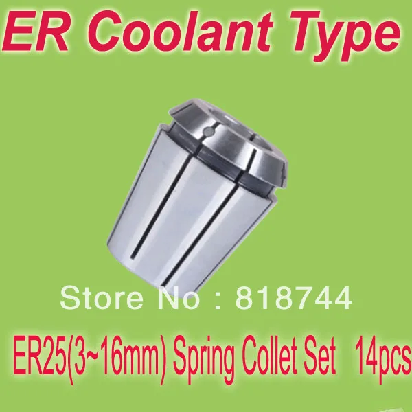 Free Shipping 14 Pcs. Techniks ER 25 3mm to 16mm x 1.0 mm Sealed Coolant Metric CNC Collet Set
Free Shipping 14 Pcs. Techniks ER 25 3mm to 16mm x 1.0 mm Sealed Coolant Metric CNC Collet Set
