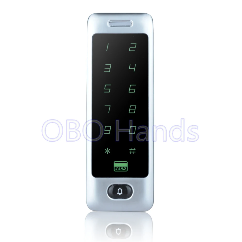RFID Standalone Touch Access Controller Metal Keypad RFID Door Lock Access Control System With Door Bell Function-C40 silver
RFID Standalone Touch Access Controller Metal Keypad RFID Door Lock Access Control System With Door Bell Function-C40 silver