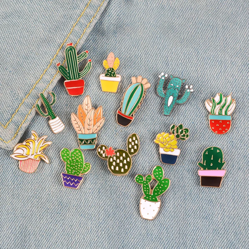 13 Styles Potted Plant Rainbow Enamel Pins Cactus Cat Brooches Button Badge Fashion Cartoon Jewelry Backpack Shirt Accessories
13 Styles Potted Plant Rainbow Enamel Pins Cactus Cat Brooches Button Badge Fashion Cartoon Jewelry Backpack Shirt Accessories