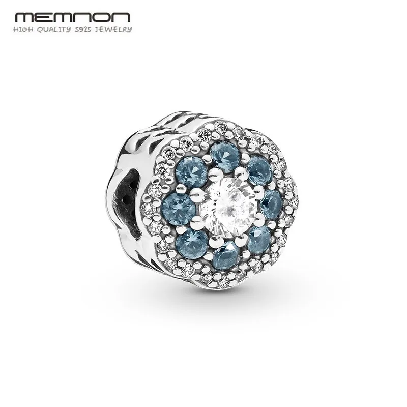 2019 Spring collection Real 925 Sterling Silver Blue Sparkling Flower Charms Fit beads Bangles Bracelets DIY fine Memnon Jewelry
2019 Spring collection Real 925 Sterling Silver Blue Sparkling Flower Charms Fit beads Bangles Bracelets DIY fine Memnon Jewelry