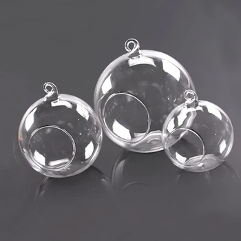 Nordic Glass Candlestick Clear BAUBLE SPHERE BALL Candle Light Holder Round - 6CM Tea Light Holder Hanging Candle
Nordic Glass Candlestick Clear BAUBLE SPHERE BALL Candle Light Holder Round - 6CM Tea Light Holder Hanging Candle