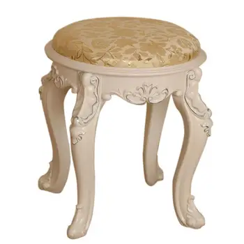 Round Dressing Stool European Makeup Stool Carved Sofa Stool Pu Leather Art White Dressing Table Stool European Dining Table Sto
Round Dressing Stool European Makeup Stool Carved Sofa Stool Pu Leather Art White Dressing Table Stool European Dining Table Sto