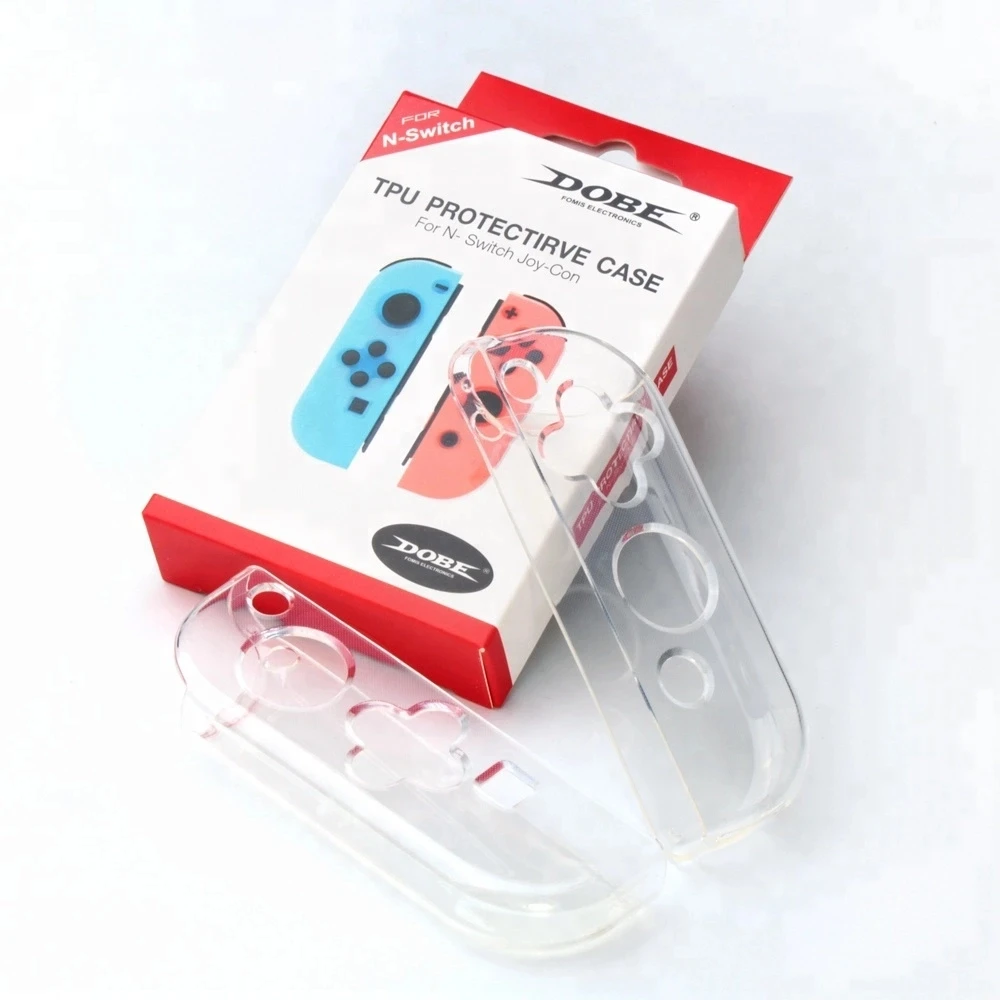 For Switch Small Handle TPU Case Transparent TPU Soft Protective Case for Nintendo Switch Joy-con
For Switch Small Handle TPU Case Transparent TPU Soft Protective Case for Nintendo Switch Joy-con