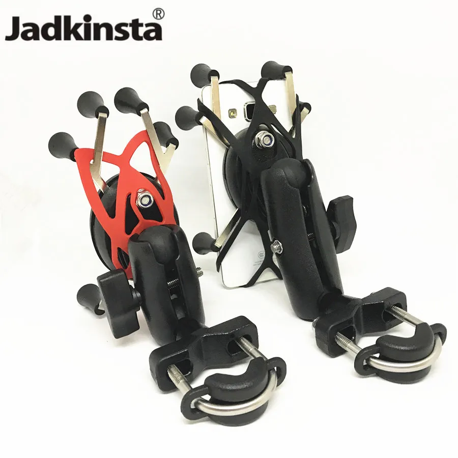 Jadkinsta Generic Quality Plastic Motorcycle Handlebar Rail Mount X-Grip Cell Phone Smartphone Holder for iPhone for ram mounts
Jadkinsta Generic Quality Plastic Motorcycle Handlebar Rail Mount X-Grip Cell Phone Smartphone Holder for iPhone for ram mounts