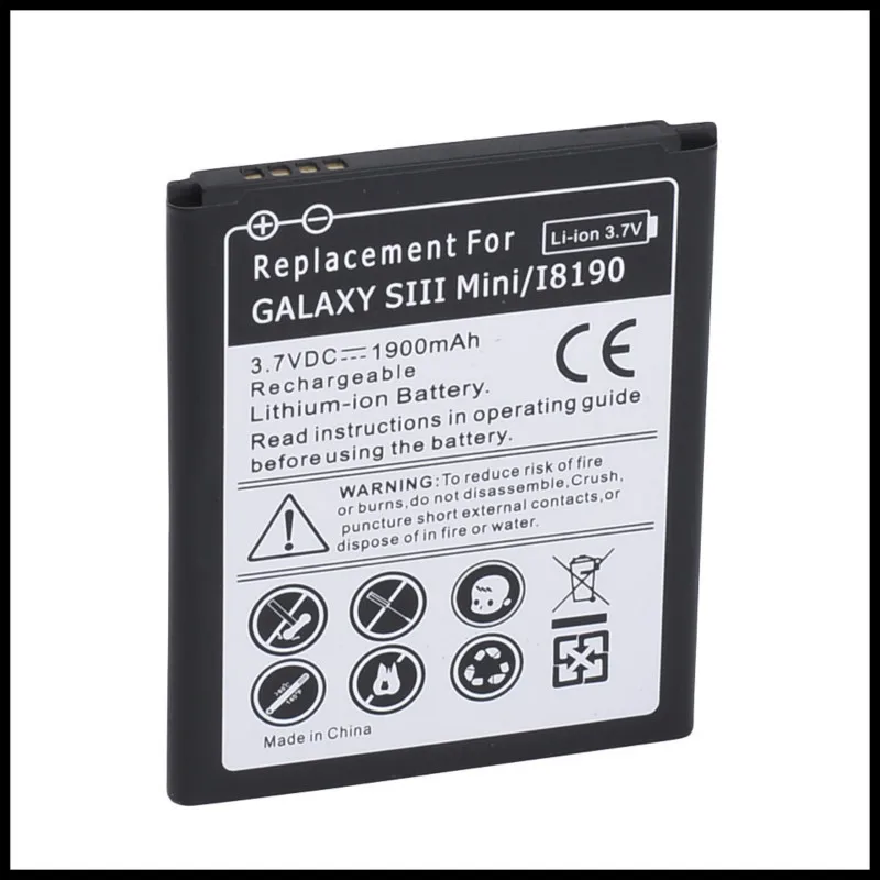 Newest Battery For S3mini battery 4 pins Replacement EB425161LU/EB-L1M7FLU for Galaxy S3 mini battery I8160 i8190 ace 2 battery
Newest Battery For S3mini battery 4 pins Replacement EB425161LU/EB-L1M7FLU for Galaxy S3 mini battery I8160 i8190 ace 2 battery