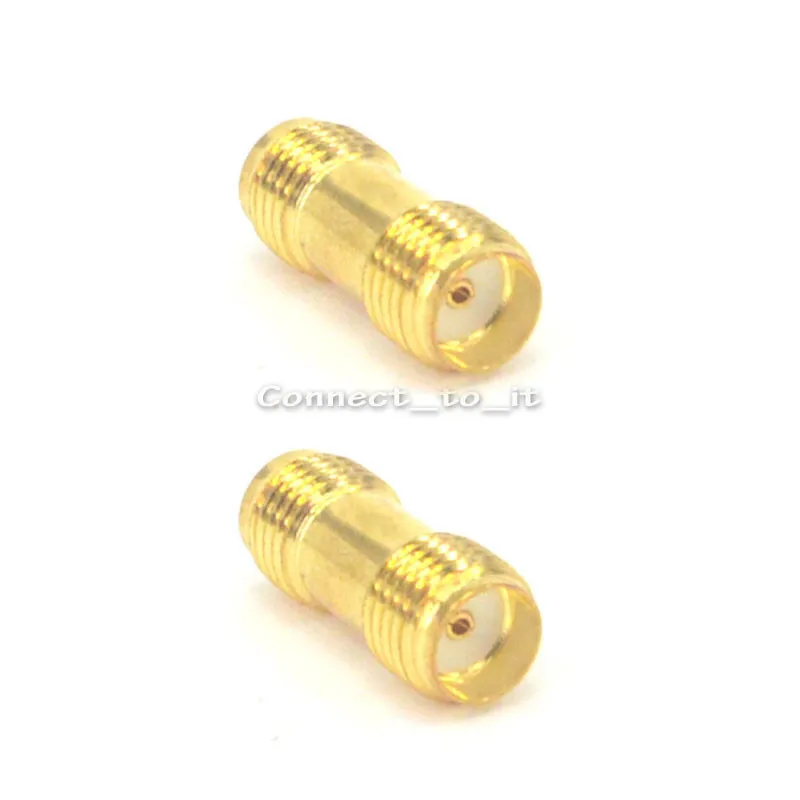 2 Pieces SMA adapter SMA female to SMA female jack double straight adapter RF connector
2 Pieces SMA adapter SMA female to SMA female jack double straight adapter RF connector