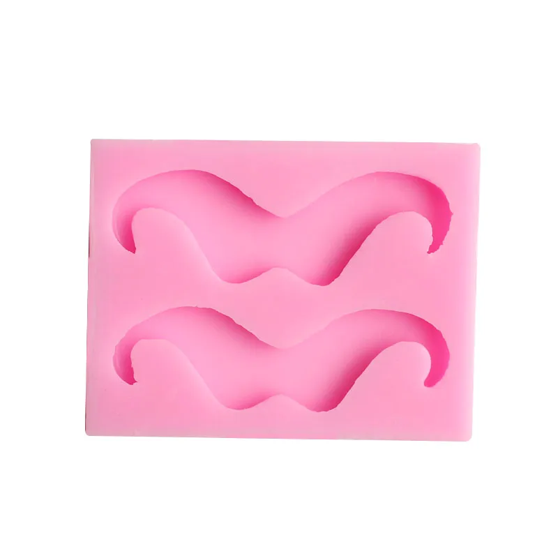 

Funny Mustache Beard Silicone Cake Molds Fondant Jello Jelly Sugar Ice Moulds Kitchen Cake Decorating Tools