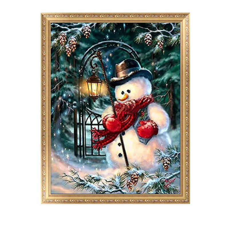 DIY 5D Embroidery Painting Cross Stitch Needlework Snowman Mosaic Home Decor 25*20cm
DIY 5D Embroidery Painting Cross Stitch Needlework Snowman Mosaic Home Decor 25*20cm