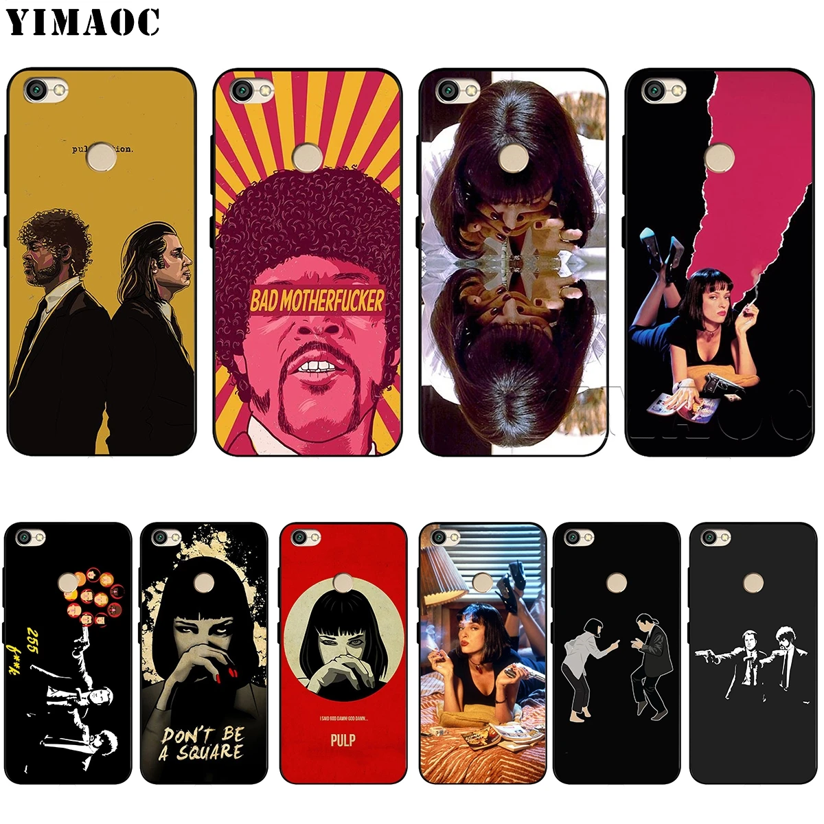 YIMAOC Pulp Fiction Silicone Case for Xiaomi Redmi Note 4 4x 4a 5 5a 6 8 Pro Prime Plus
YIMAOC Pulp Fiction Silicone Case for Xiaomi Redmi Note 4 4x 4a 5 5a 6 8 Pro Prime Plus