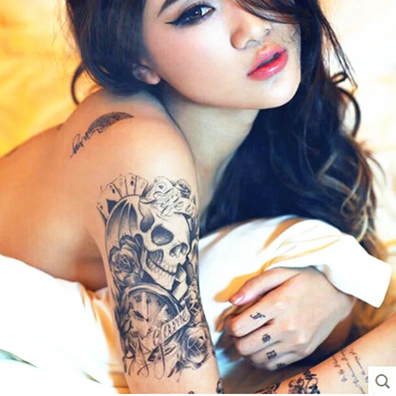 2Pc Women SexyArm Flash Fake Tattoo Stickers Punk Skull Design Waterproof Temporary Tattoo Stickers Sticker Tattoo
2Pc Women SexyArm Flash Fake Tattoo Stickers Punk Skull Design Waterproof Temporary Tattoo Stickers Sticker Tattoo