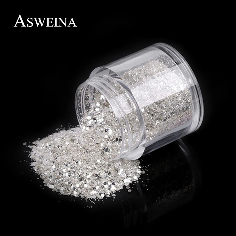 ASWEINA New Style Powder Shinning Sliver Glitters Nail Art Chrome Pigment Nail Dust Set for DIY Decorations
ASWEINA New Style Powder Shinning Sliver Glitters Nail Art Chrome Pigment Nail Dust Set for DIY Decorations
