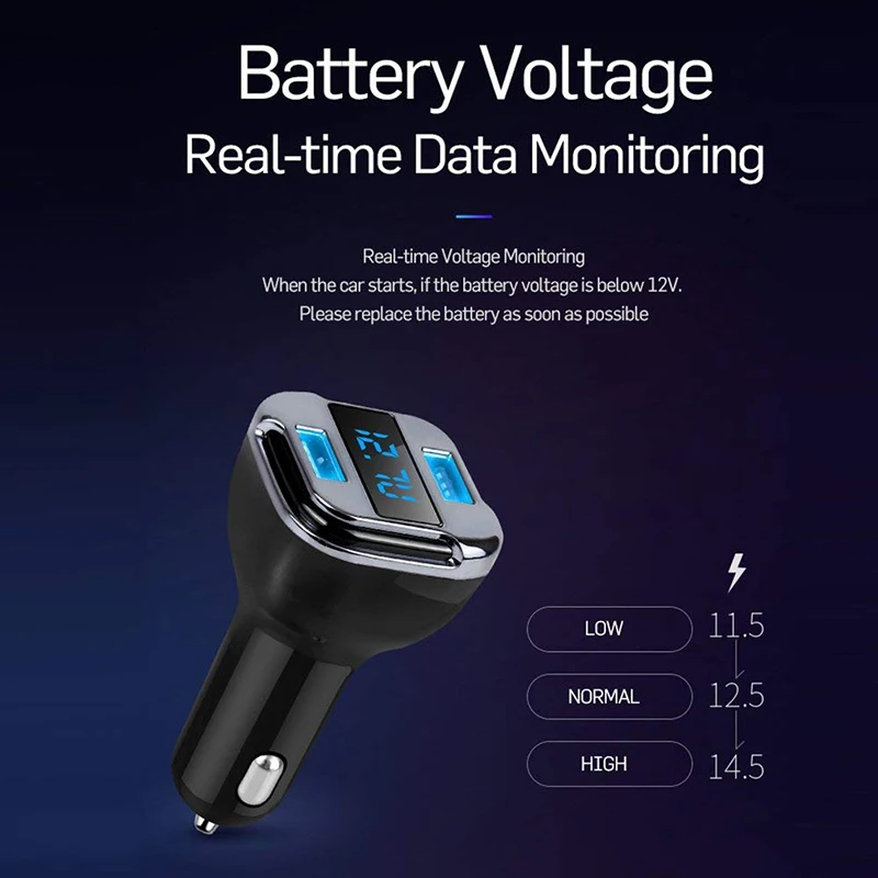 GPS Dual USB Car Charger 2 Port USB Adapter Quick Charger GPS APP Setting Control Auto Parts
GPS Dual USB Car Charger 2 Port USB Adapter Quick Charger GPS APP Setting Control Auto Parts