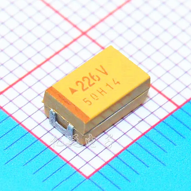 Chip tantalum capacitor 22UF 50V D type 7343 226T 10% bile capacitance yellow polar capacitance
Chip tantalum capacitor 22UF 50V D type 7343 226T 10% bile capacitance yellow polar capacitance