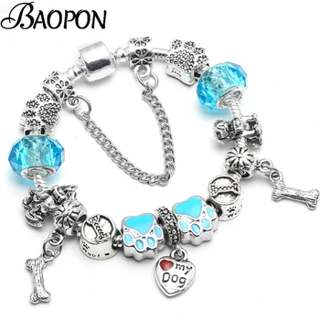 BAOPON 2019 New Fashion Charm Bracelets for Women Crystal Dog Bone Beads Fit Brand Bracelet Female Jewelry Pulseras Mujer
BAOPON 2019 New Fashion Charm Bracelets for Women Crystal Dog Bone Beads Fit Brand Bracelet Female Jewelry Pulseras Mujer