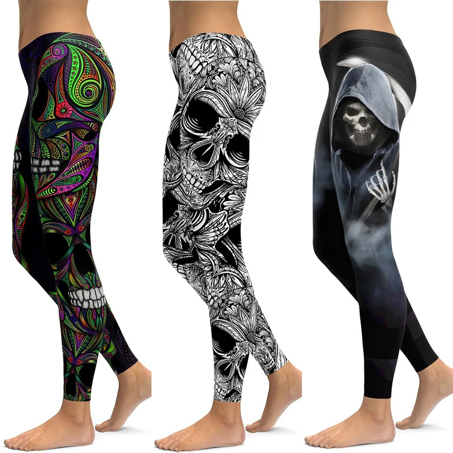 Skull Yoga Pants Sports Leggings Women Pants Fitness Running Sexy Push Up Gym Wear Elastic Slim Workout Leggings
Skull Yoga Pants Sports Leggings Women Pants Fitness Running Sexy Push Up Gym Wear Elastic Slim Workout Leggings