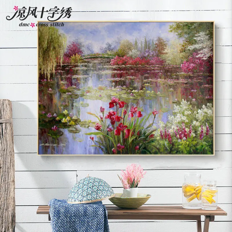 Water lily and iris cross stitch kit DMC brand thread animal dog count canvas fabric embroidery handmade needlework
Water lily and iris cross stitch kit DMC brand thread animal dog count canvas fabric embroidery handmade needlework