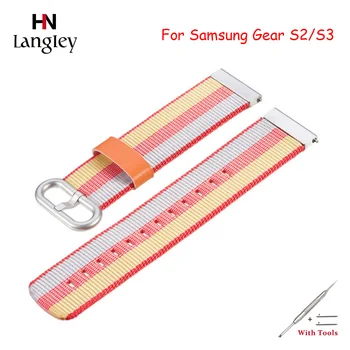 Colorful Breathable Nylon Weave Watchband For Samsung Gear S2/S3 20mm/22mm Straps Watches Accessories Wholesale
Colorful Breathable Nylon Weave Watchband For Samsung Gear S2/S3 20mm/22mm Straps Watches Accessories Wholesale