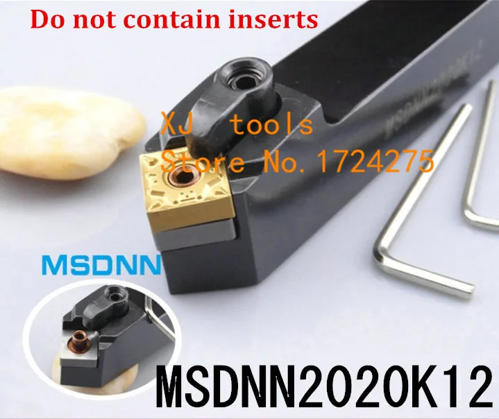 MSDNN2020K12 20*20*125mm Metal Lathe Cutting Tools,CNC Tool Cylindrical turning tool, External Turning Tool,Type MSDNN
MSDNN2020K12 20*20*125mm Metal Lathe Cutting Tools,CNC Tool Cylindrical turning tool, External Turning Tool,Type MSDNN
