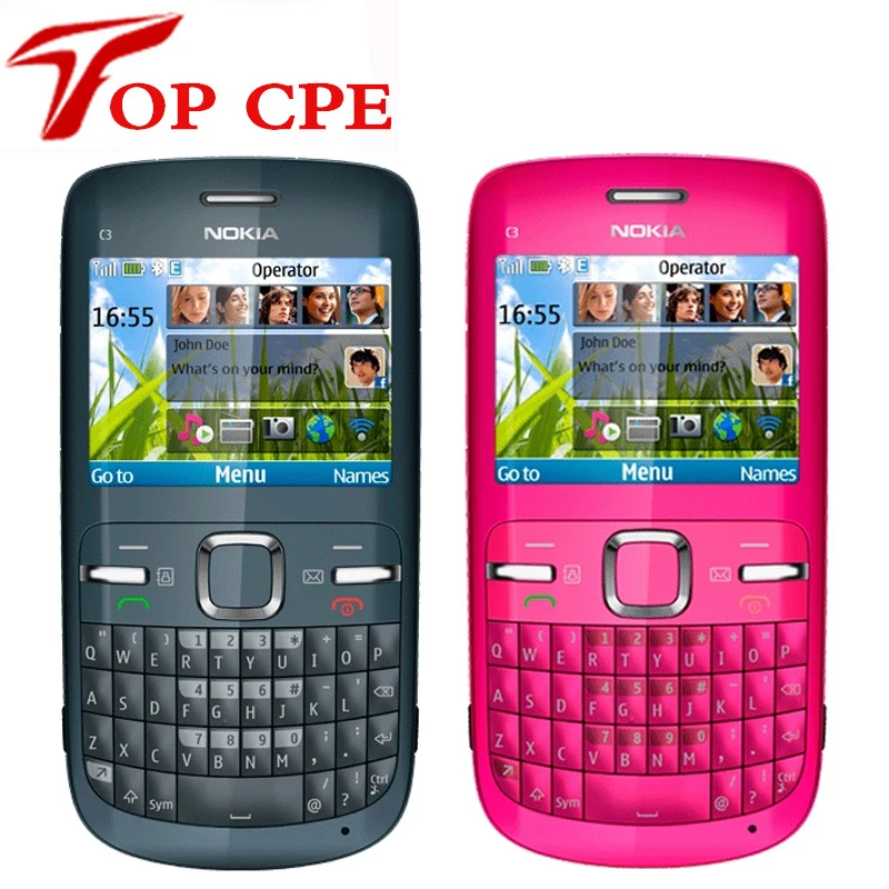 nokia C3 Original unlocked nokia C3/C3-00 cell phone WIFI bar 2MP Blue gold Pink color symbian version one year warranty
nokia C3 Original unlocked nokia C3/C3-00 cell phone WIFI bar 2MP Blue gold Pink color symbian version one year warranty