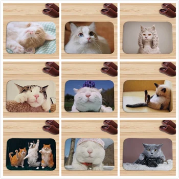 Welcome Floor Mats Animal Cat Printed Bathroom Kitchen Carpets Doormats Cat Floor Mat for Living Room Anti-Slip Rugs
Welcome Floor Mats Animal Cat Printed Bathroom Kitchen Carpets Doormats Cat Floor Mat for Living Room Anti-Slip Rugs