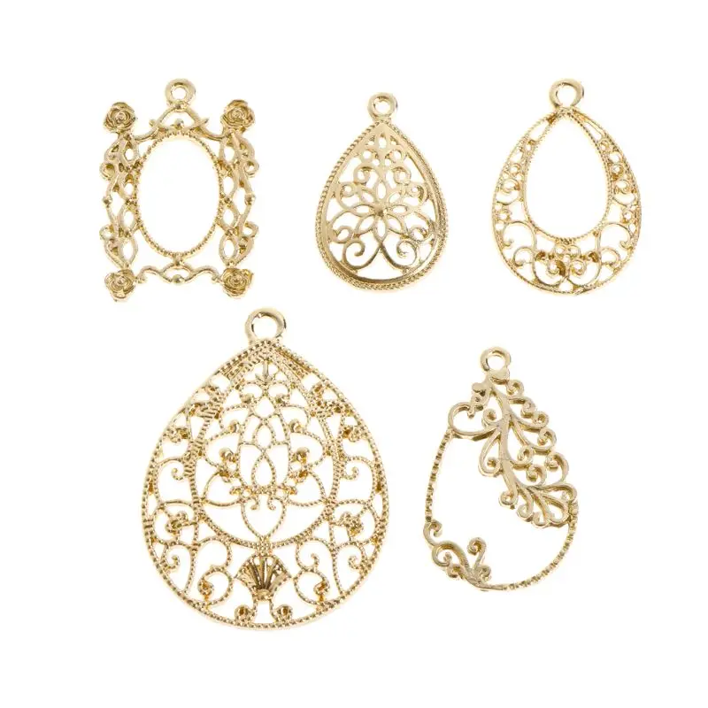 Metal Frame Floral Frames Exquisite Epoxy Resin DIY Jewelry Making Necklace Pendant Gifts Charms Settings Findings UV Water Drop
Metal Frame Floral Frames Exquisite Epoxy Resin DIY Jewelry Making Necklace Pendant Gifts Charms Settings Findings UV Water Drop