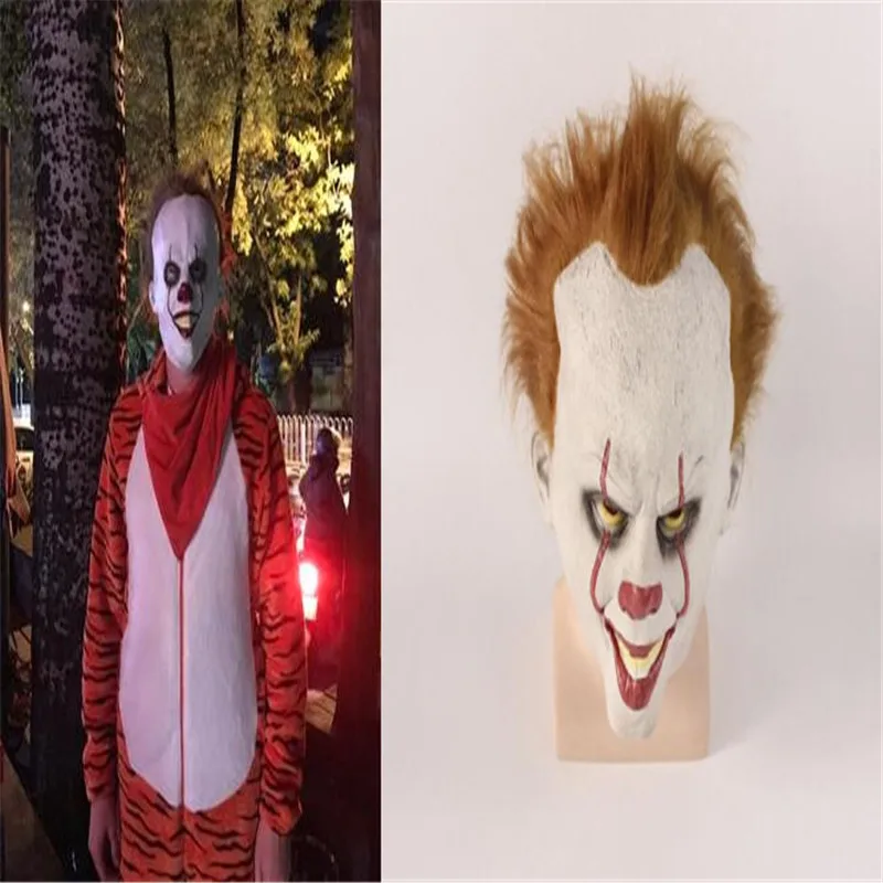 Cosplaydiy Stephen Kings It Cosplay Mask Latex Pennywise Horror Clown Joker Mask Halloween Cosplay Accessories Brand new
Cosplaydiy Stephen Kings It Cosplay Mask Latex Pennywise Horror Clown Joker Mask Halloween Cosplay Accessories Brand new