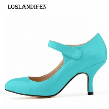 Loslandifen Plus Size 35-42 Women Round Toe Patent Leather Office High Heel Shoes Ladies Solid Color Spring Daily Pumps
Loslandifen Plus Size 35-42 Women Round Toe Patent Leather Office High Heel Shoes Ladies Solid Color Spring Daily Pumps