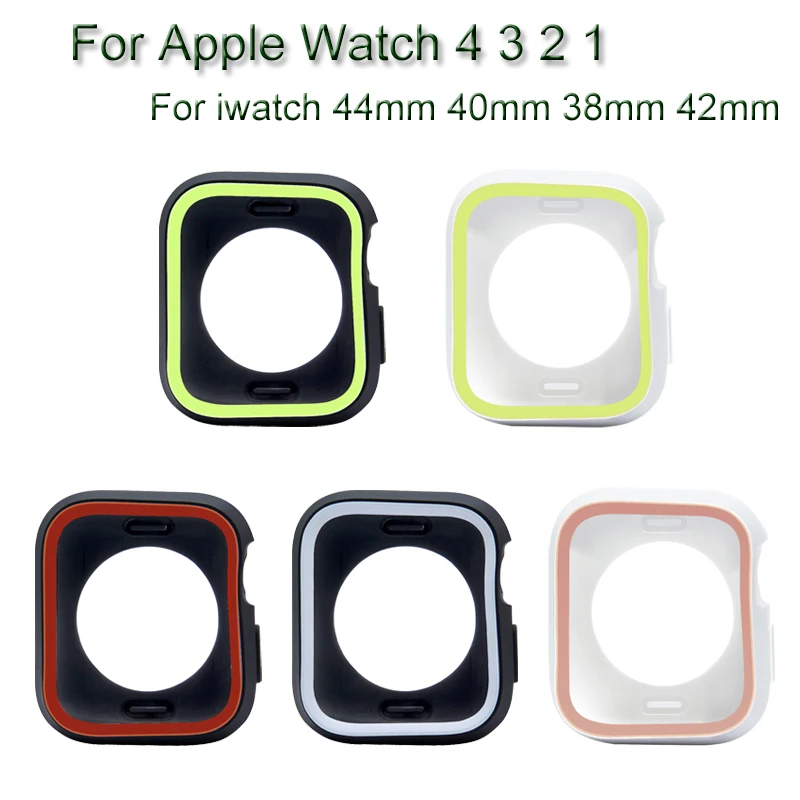 Dual Colors Watch Case For Apple Watch 4 3 2 1 TPU Soft Shell For iwatch 44mm 40mm 38mm 42mm Protective Cover Frame Accessories
Dual Colors Watch Case For Apple Watch 4 3 2 1 TPU Soft Shell For iwatch 44mm 40mm 38mm 42mm Protective Cover Frame Accessories