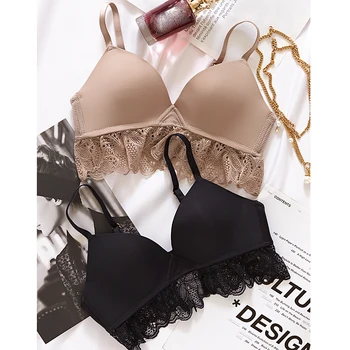 Women Bra Push Up Lolita Lingerie Underwear Sets lace deep-v neck breathable Underwire Seamless small ladies Bra and Panty Set
Women Bra Push Up Lolita Lingerie Underwear Sets lace deep-v neck breathable Underwire Seamless small ladies Bra and Panty Set