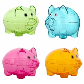 Green Pink Blue Cat Pig Piggy Bank Money Box Coin Saving Box Cute Transparent Plastic Birthday Gift Children Kids Girls Boy
Green Pink Blue Cat Pig Piggy Bank Money Box Coin Saving Box Cute Transparent Plastic Birthday Gift Children Kids Girls Boy