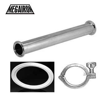 MEGAIRON OD 1.5"38MM Sanitary Spool Tube 50.5MM Ferrule Flange +PTFE Gasket +Tri Clamp Pipe Fittings Length 4"/6"/8"/12"/18"/24"
MEGAIRON OD 1.5"38MM Sanitary Spool Tube 50.5MM Ferrule Flange +PTFE Gasket +Tri Clamp Pipe Fittings Length 4"/6"/8"/12"/18"/24"