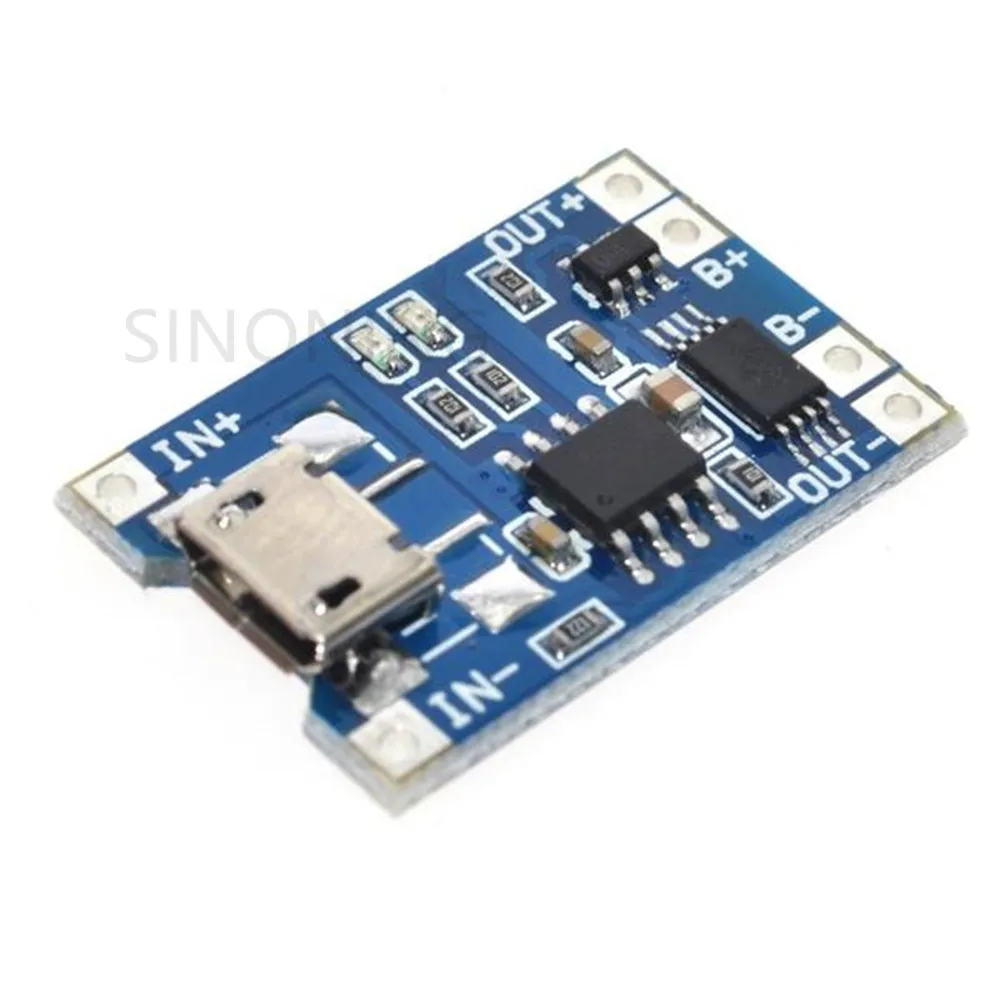 Smart Electronics 5V Micro USB 1A 18650 Lithium Battery Charging Board With Protection Charger Module
Smart Electronics 5V Micro USB 1A 18650 Lithium Battery Charging Board With Protection Charger Module