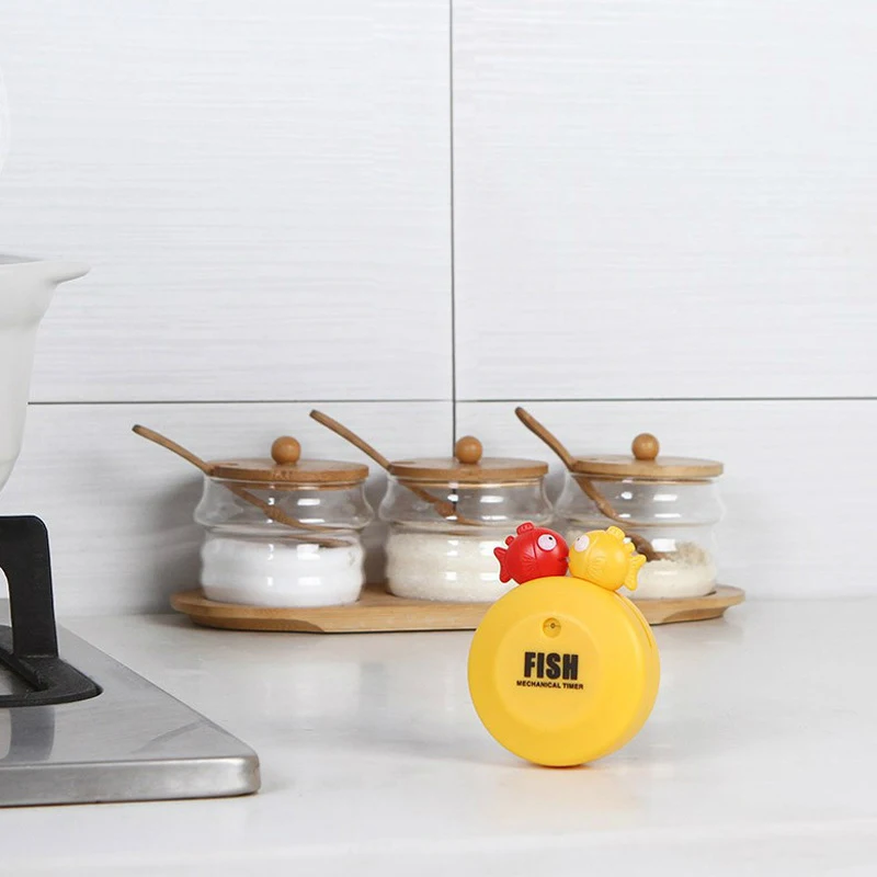 Cute Cartoon Bubble Fish Timer Mechanical Clockwork Creative Home Kitchen Baking Reminder Timer Artifact
Cute Cartoon Bubble Fish Timer Mechanical Clockwork Creative Home Kitchen Baking Reminder Timer Artifact