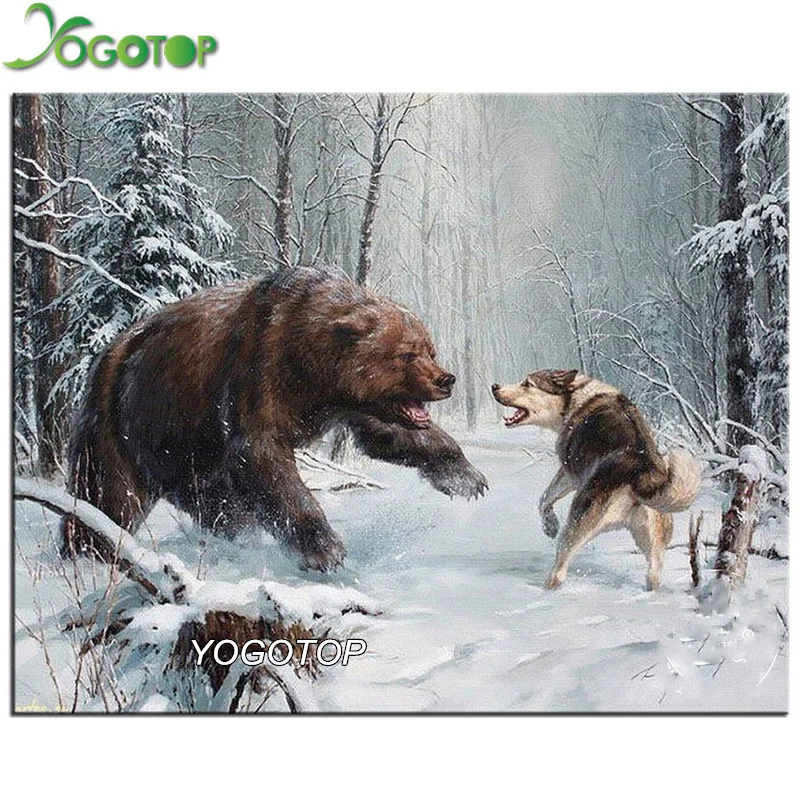 YOGOTOP Full Diamond Embroidery Paintings Diy Diamond Painting Cross Stitch bear and dog 5D Diamond Mosaic Room Decor ZB178
YOGOTOP Full Diamond Embroidery Paintings Diy Diamond Painting Cross Stitch bear and dog 5D Diamond Mosaic Room Decor ZB178