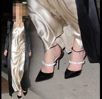 new arrive woman patent leather high heel rhinestones buckle shoes real photo pink nude silver black colors custom make
new arrive woman patent leather high heel rhinestones buckle shoes real photo pink nude silver black colors custom make