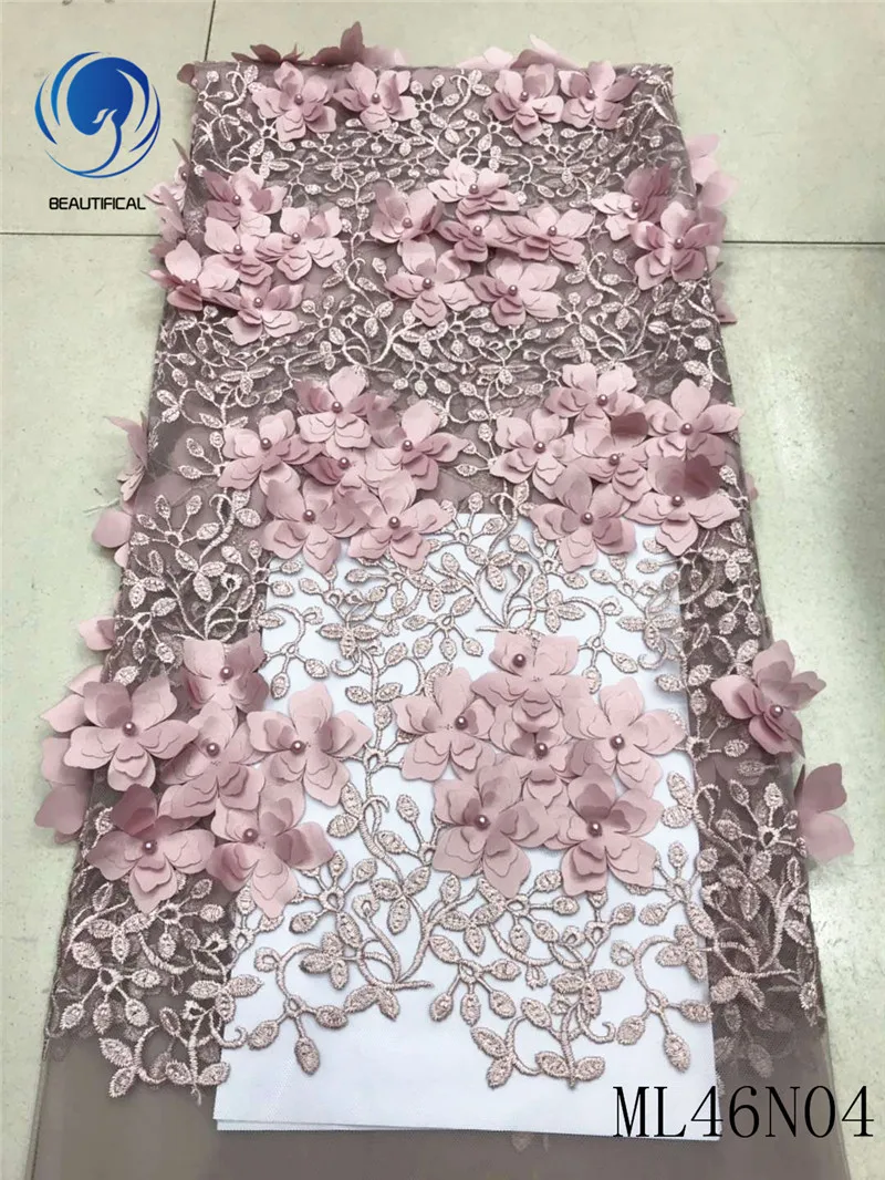 BEAUTIFICAL high quality lace african 3d lace fabric african lace fabrics 2019 with beads 5yards/lot tulle fabric ML46N04
BEAUTIFICAL high quality lace african 3d lace fabric african lace fabrics 2019 with beads 5yards/lot tulle fabric ML46N04