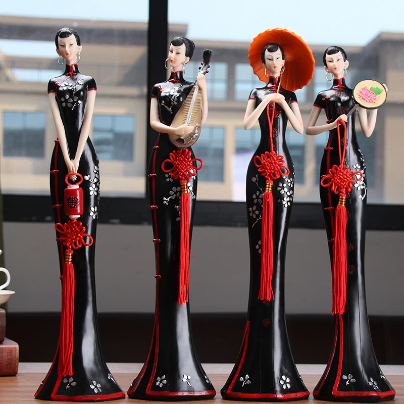 Modern Chinese Ladies Resin Figurines Creative Home Furnishing Decoration Crafts Office Beauty Ornaments TV Cabinet Accessories
Modern Chinese Ladies Resin Figurines Creative Home Furnishing Decoration Crafts Office Beauty Ornaments TV Cabinet Accessories