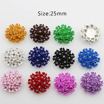New 10PC 25MM Alloy eleven Colors Special Shiny Diamond Rhinestone Button Wedding Decorative Girl Jewelry DIY Hair Accessory
New 10PC 25MM Alloy eleven Colors Special Shiny Diamond Rhinestone Button Wedding Decorative Girl Jewelry DIY Hair Accessory