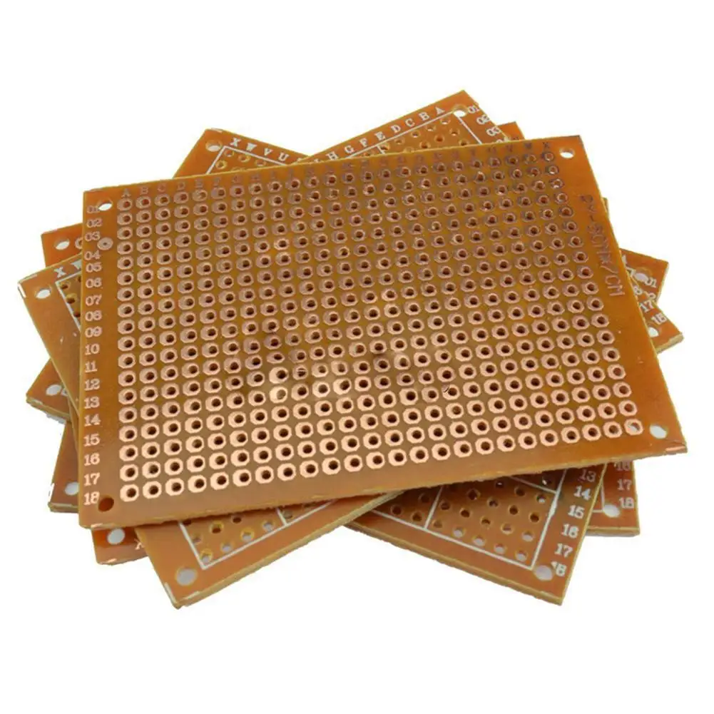 10 Pcs 5 x 7cm DIY Prototype PCB Universal Circuit Board Experiment Breadboard Universal Experiment Matrix Circuit Board
10 Pcs 5 x 7cm DIY Prototype PCB Universal Circuit Board Experiment Breadboard Universal Experiment Matrix Circuit Board
